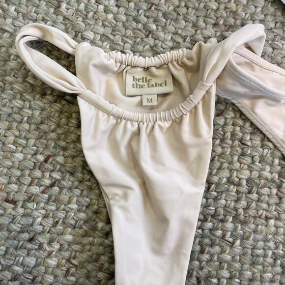 BELLE THE LABEL ORACLE TOP / BARE BOTTOMS Size Small/Medium CREAM - Picture 11 of 14